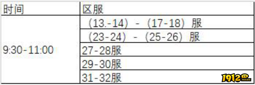 《天界》6月25日9:30-11:30合服通知