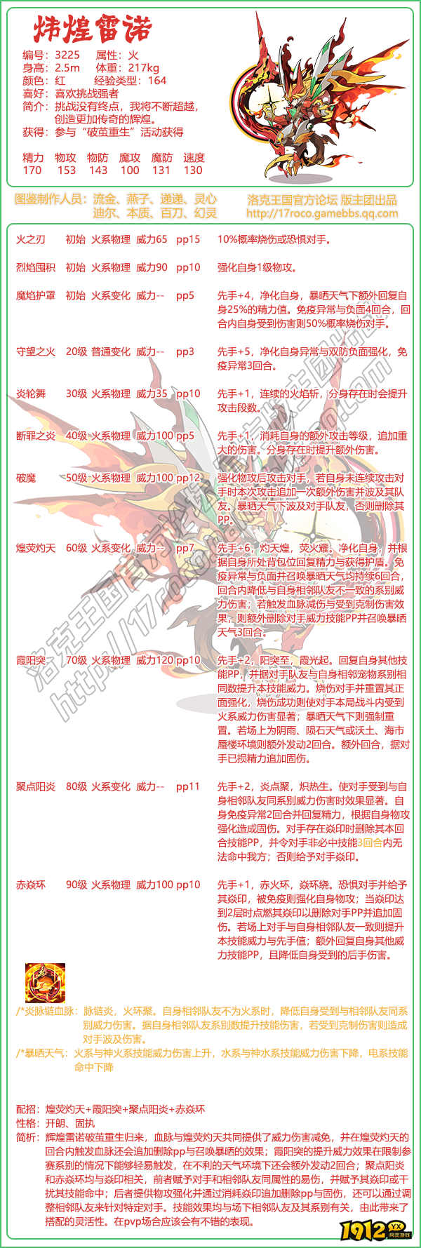 洛克王国炜煌雷诺什么性格好 洛克王国炜煌雷诺性格推荐