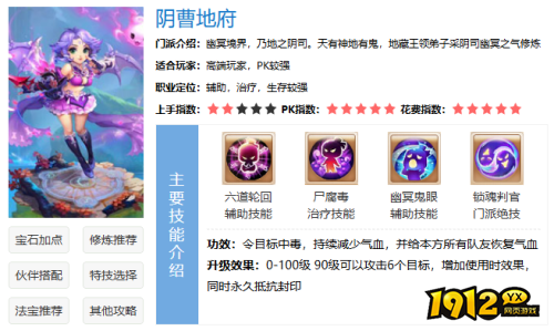 梦幻西游阴曹地府门派怎么样 梦幻西游阴曹地府门派解析 梦幻西游阴曹地府门派怎么样 梦幻西游阴曹地府门派解析