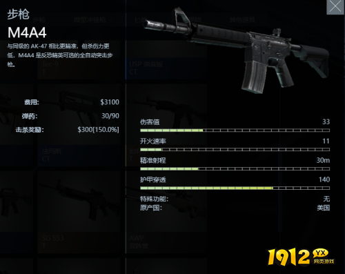 反恐精英2步M4A4怎么样 反恐精英2步M4A4介绍