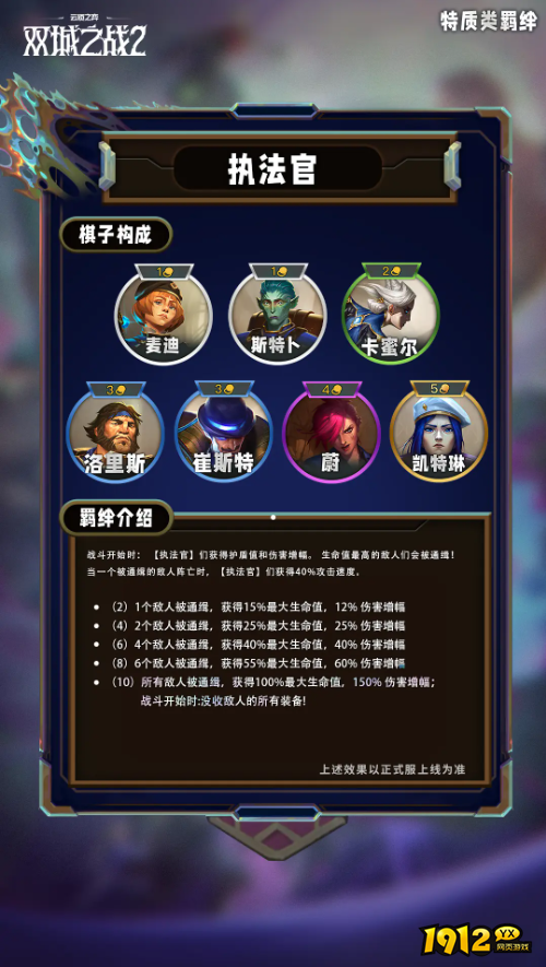 云顶之弈s13执法官羁绊是什么 云顶之弈s13执法官羁绊介绍