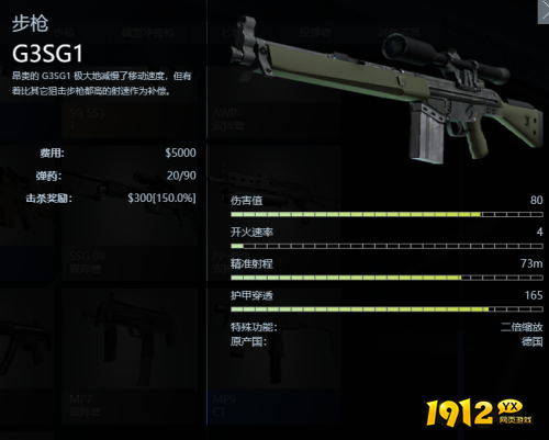 反恐精英2步G3SG1怎么样 反恐精英2步G3SG1介绍