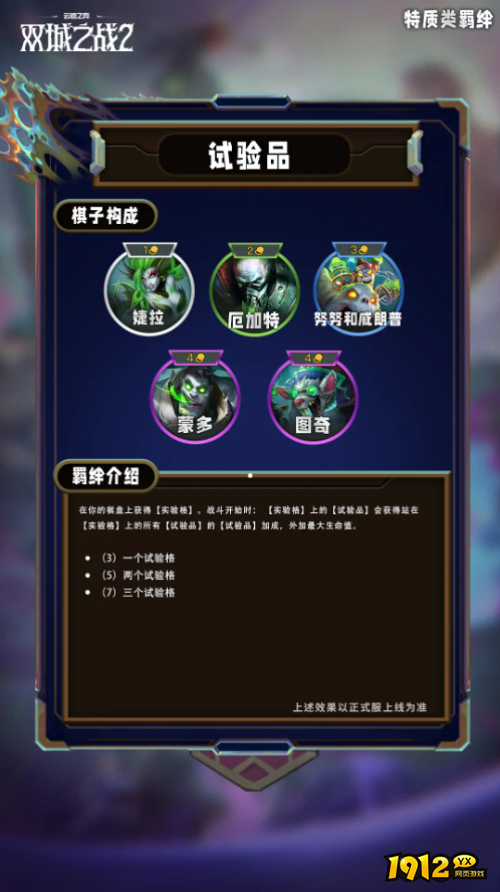 云顶之弈s13试验品羁绊是什么 云顶之弈s13试验品羁绊介绍 云顶之弈s13试验品羁绊是什么 云顶之弈s13试验品羁绊介绍